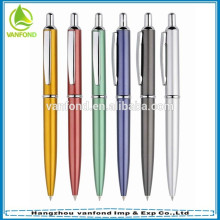 2015 Logo customized plastic ball point pens for promotional